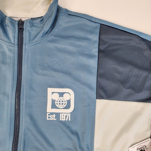Disney Blue Spirit Jersey Zip up Jacket - L - Picture 5 of 11